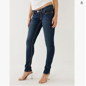 TRUE RELIGION STELLA BIG T LOW RISE SKINNY JEAN SZ 27 - BNWT